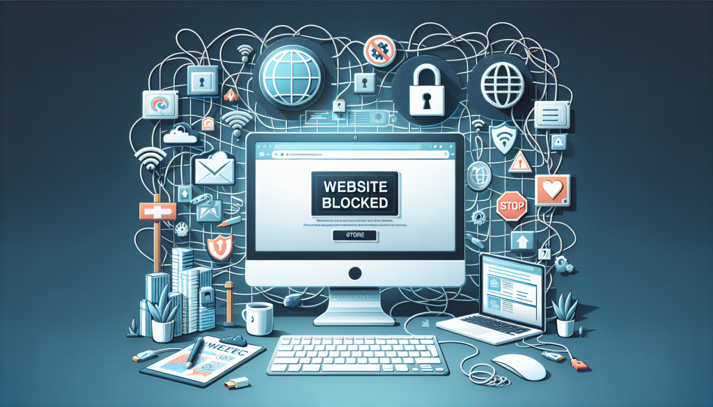 웹사이트 접근 차단 원인과 해결 방법 안내